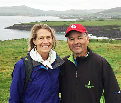 Dr. Chapman and his wife in Ireland