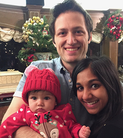 Dr. Radhika Smith and her family