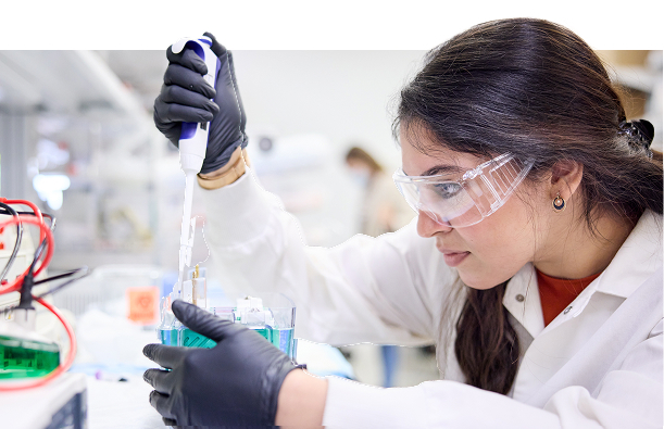 Scientist in the lab