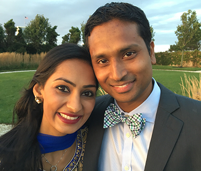 Dr. Puram and his wife